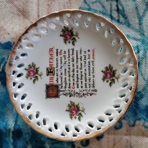 Vintage The Lord's Prayer Tea Cup & Saucer